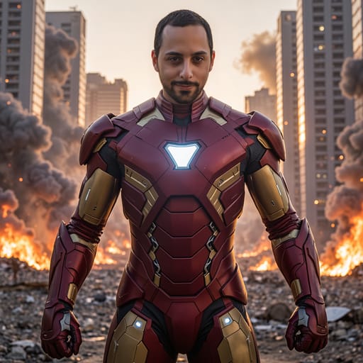 AI generated image - iron man